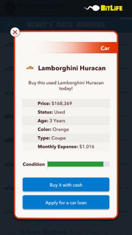 lambo bitlife|How To Complete The GTL Challenge in BitLife